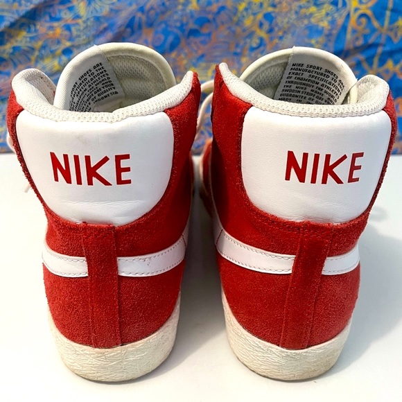 Nike BLAZER MID | Red Suede - Womens 7.5/Youth 6 - Picture 2 of 6